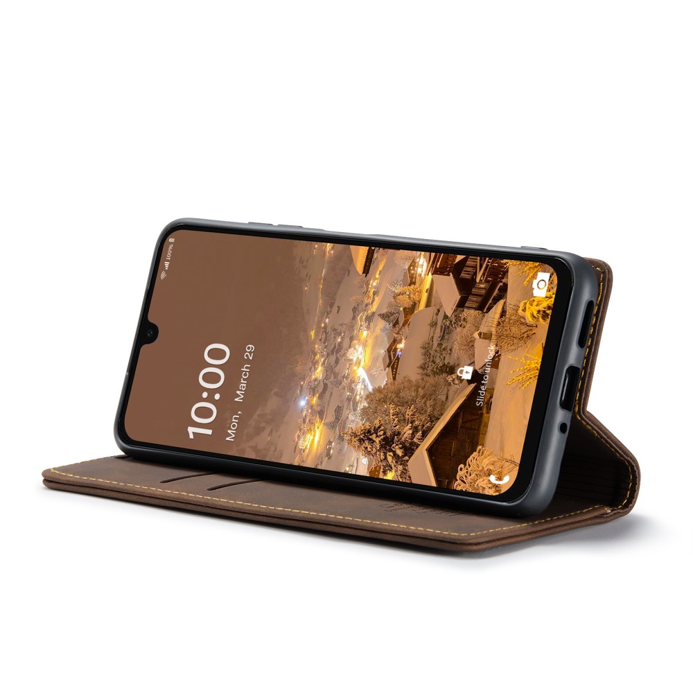 CASEME CASEME Galaxy A16/A26 5G Fodral Flip Retro Läder Brun