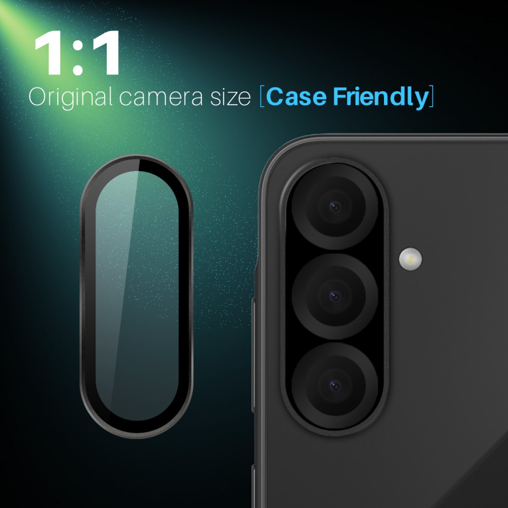 NORTHJO NORTHJO Galaxy A26 5G Linsskydd Härdat Glas Svart