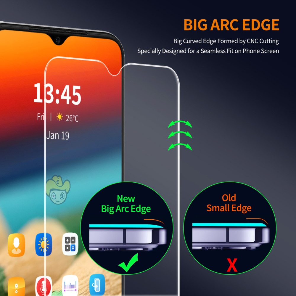 ENKAY ENKAY Galaxy A26 5G 2-PACK Skärmskydd Härdat Glas