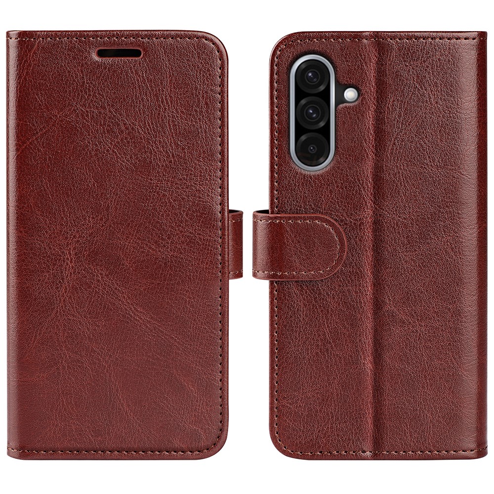 Samsung Galaxy A36 5G/A56 5G Fodral Crazy Horse Läder Brun