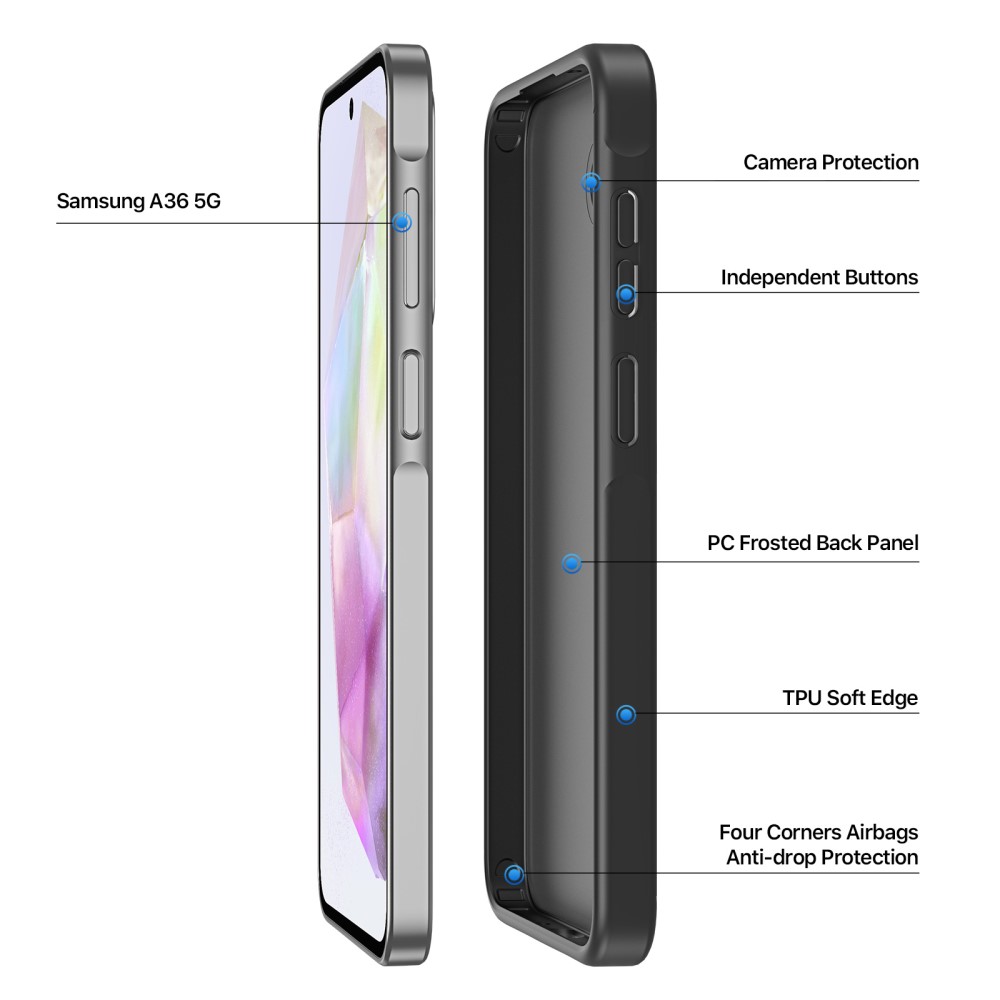 DUX DUCIS DUX DUCIS Galaxy A36 5G/A56 5G Skal Yind Series Svart