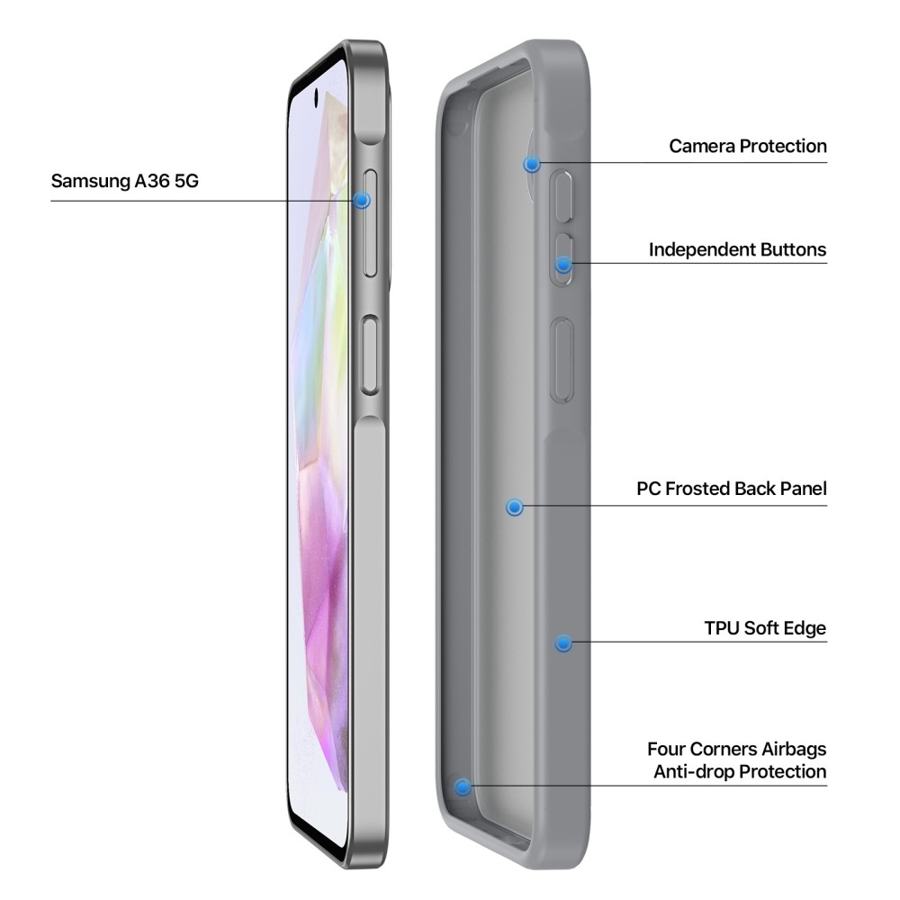 DUX DUCIS DUX DUCIS Galaxy A36 5G/A56 5G Skal Yind Series Grå