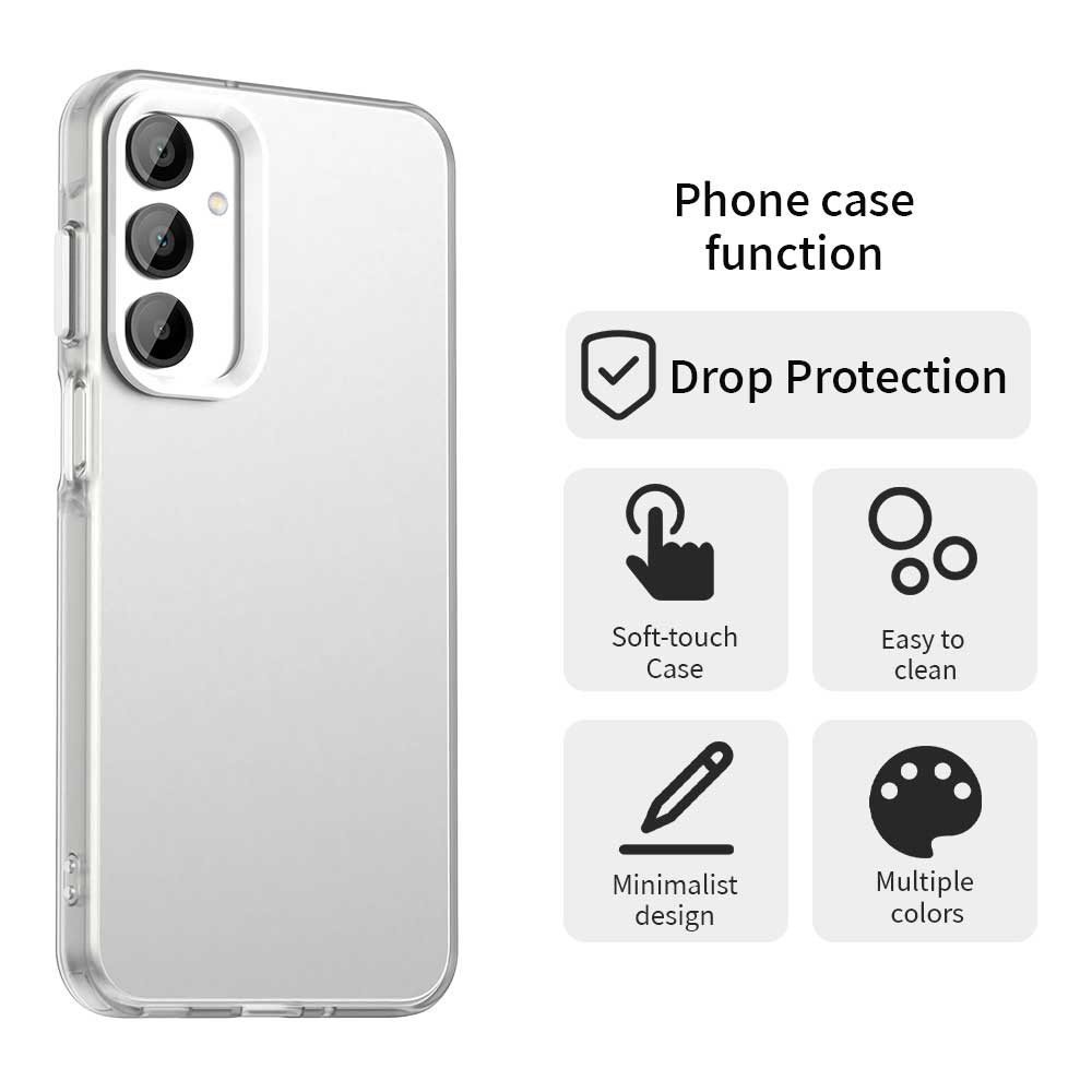  Samsung Galaxy A36 5G/A56 5G Skal Hybrid Matt Vit