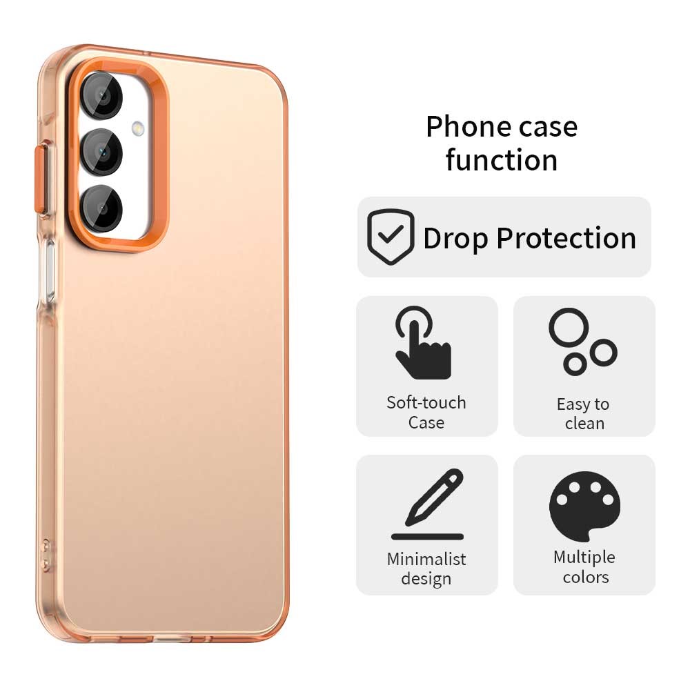  Samsung Galaxy A36 5G/A56 5G Skal Hybrid Matt Orange