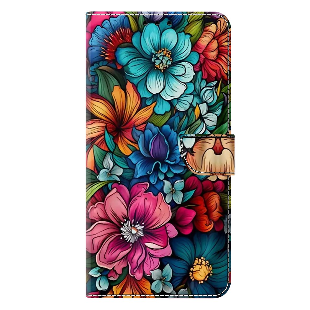  Samsung Galaxy A36 5G/A56 5G Fodral Med Tryck Blommor