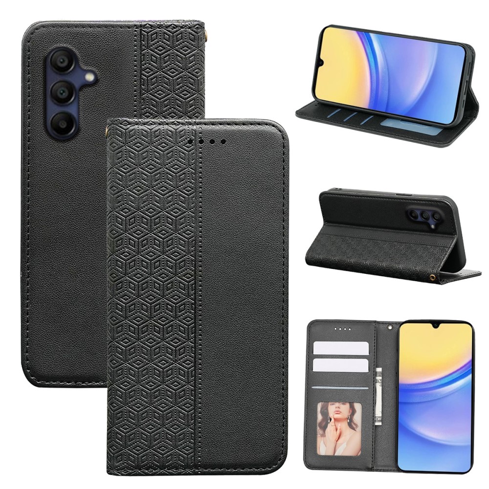  Samsung Galaxy A56 5G/A36 5G Fodral Flip Läder Svart