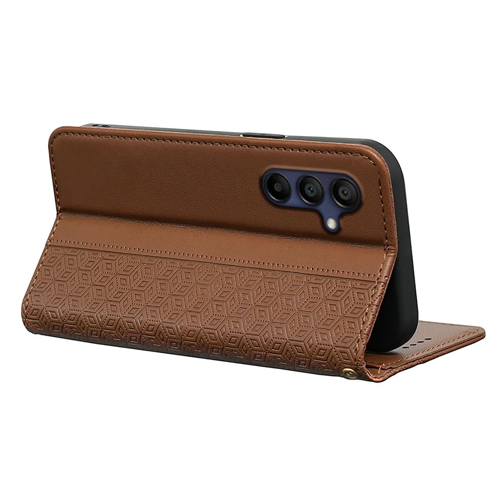  Samsung Galaxy A56 5G/A36 5G Fodral Flip Läder Brun