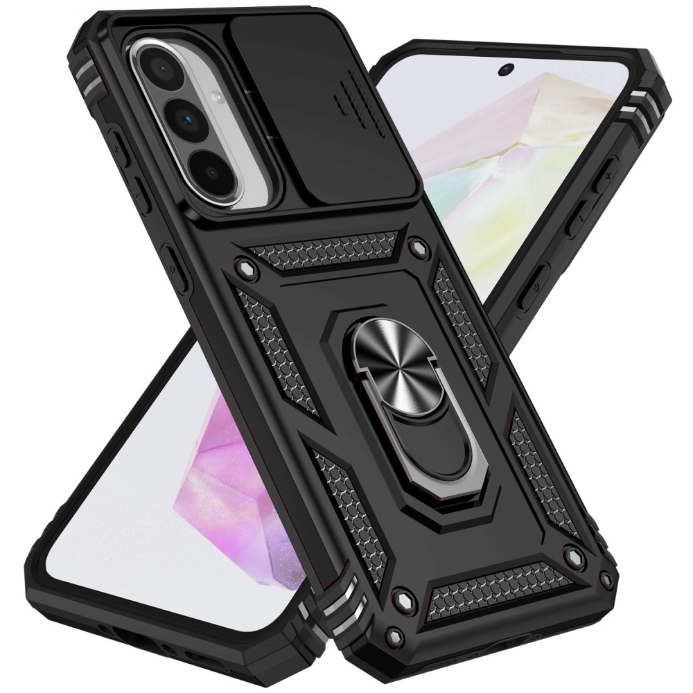  Samsung Galaxy A56 5G/A36 5G Skal CamShield Ring Hybrid Svart
