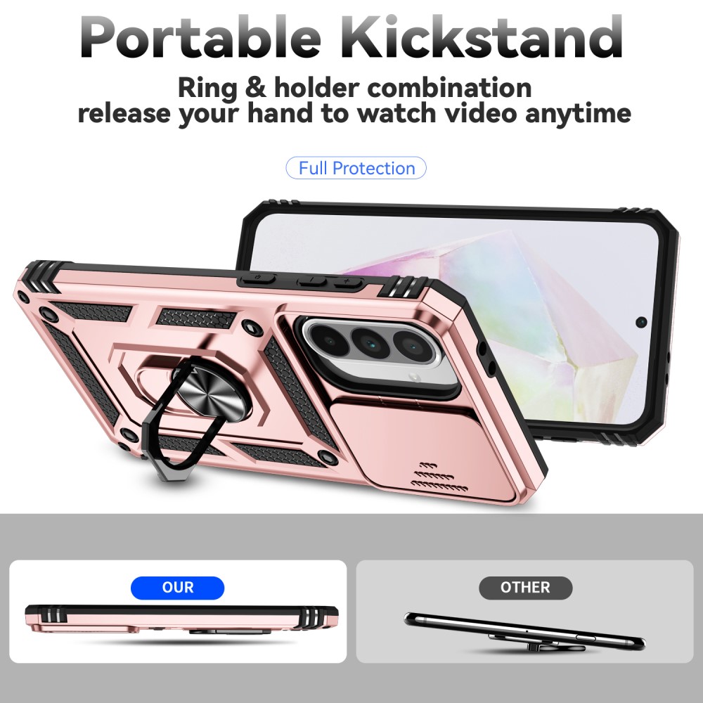  Samsung Galaxy A56 5G/A36 5G Skal CamShield Ring Hybrid