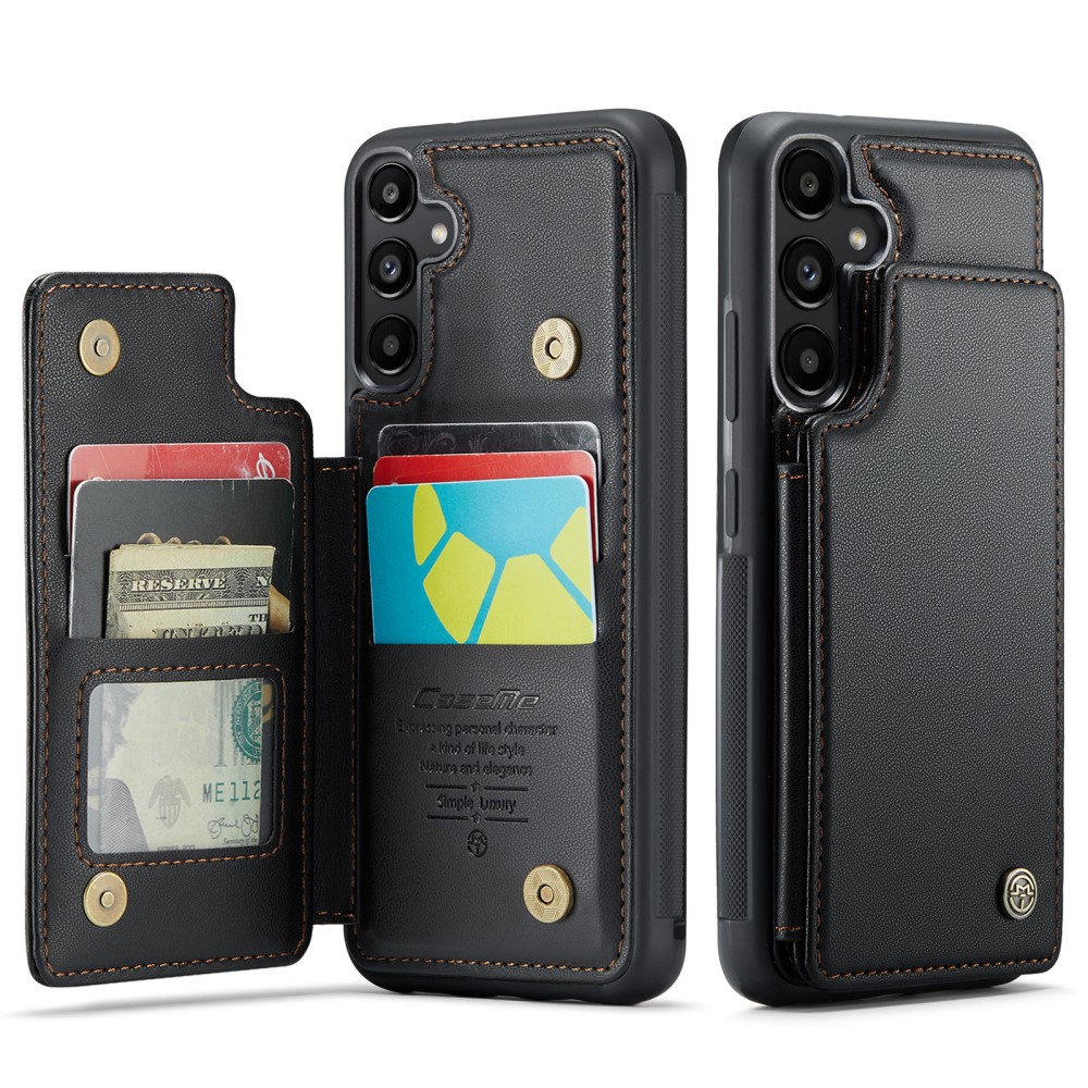 CASEME CASEME Galaxy A56 5G/A36 5G Skal RFID Kickstand Plånbok Svart