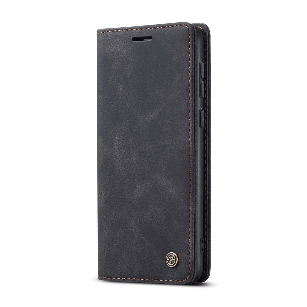 CASEME CASEME Galaxy A56 5G/A36 5G Fodral Retro Läder Svart