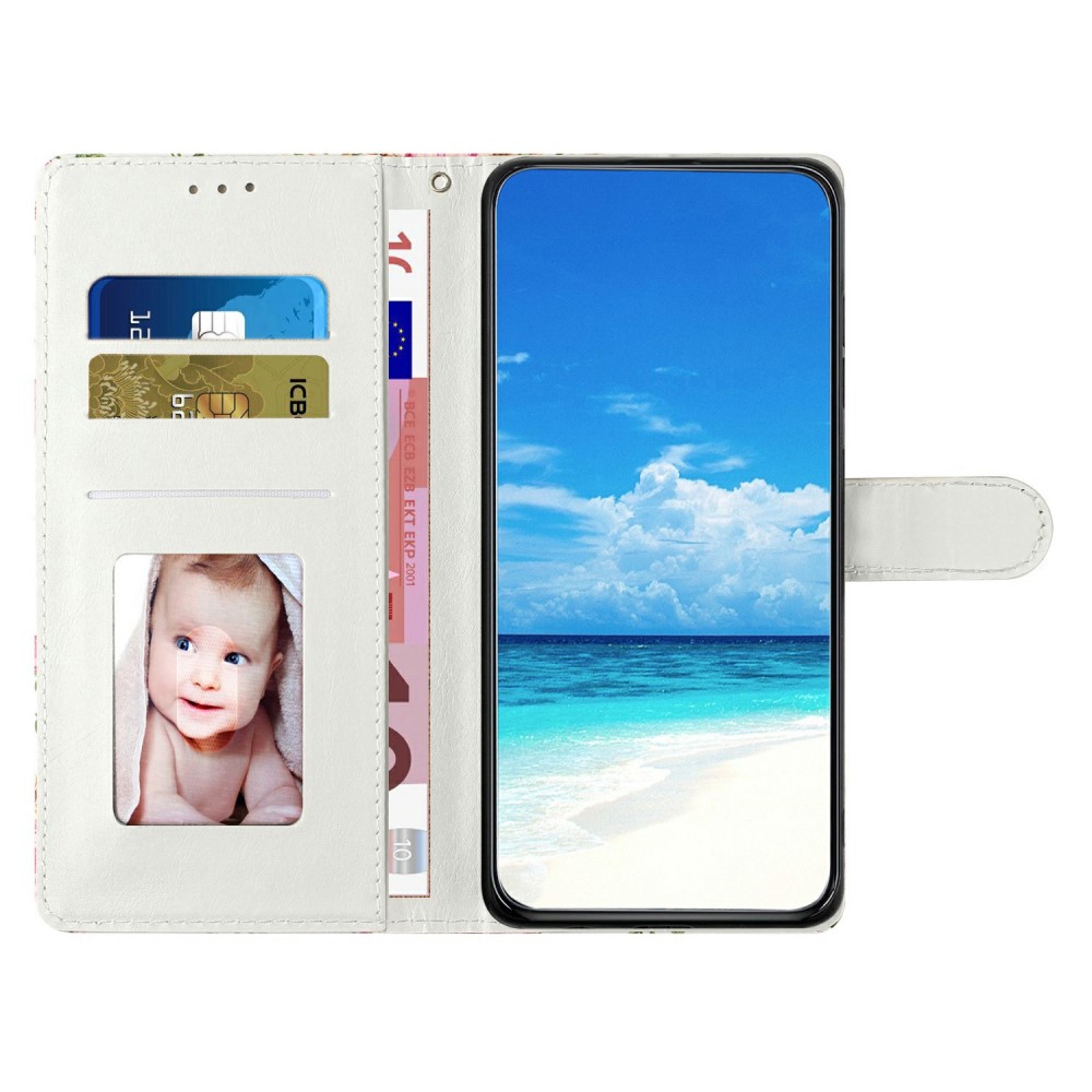  Samsung Galaxy S25 Plus Fodral Med Tryck Blommor