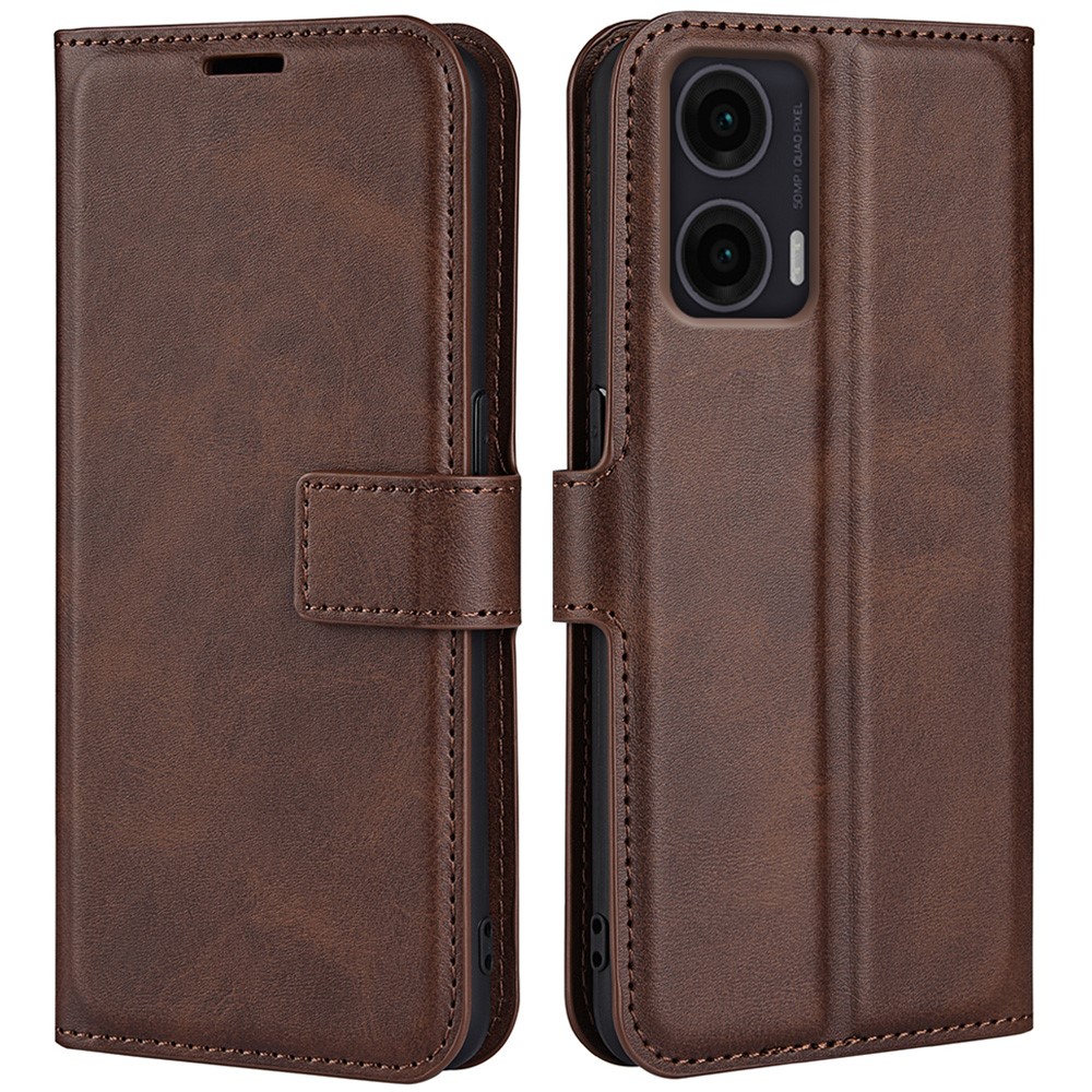  Motorola Moto G35 5G Fodral Läder Brun