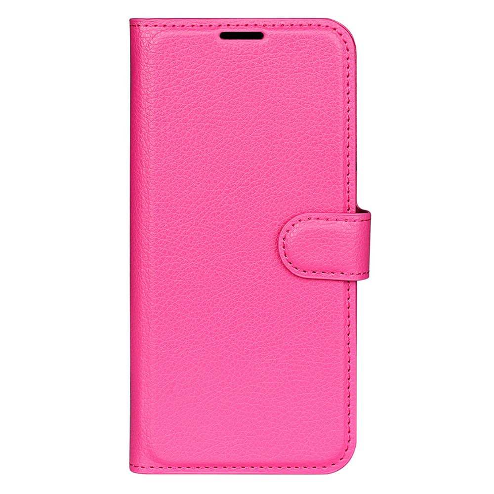  Motorola Moto G35 5G Fodral Litchi Läder Rosa
