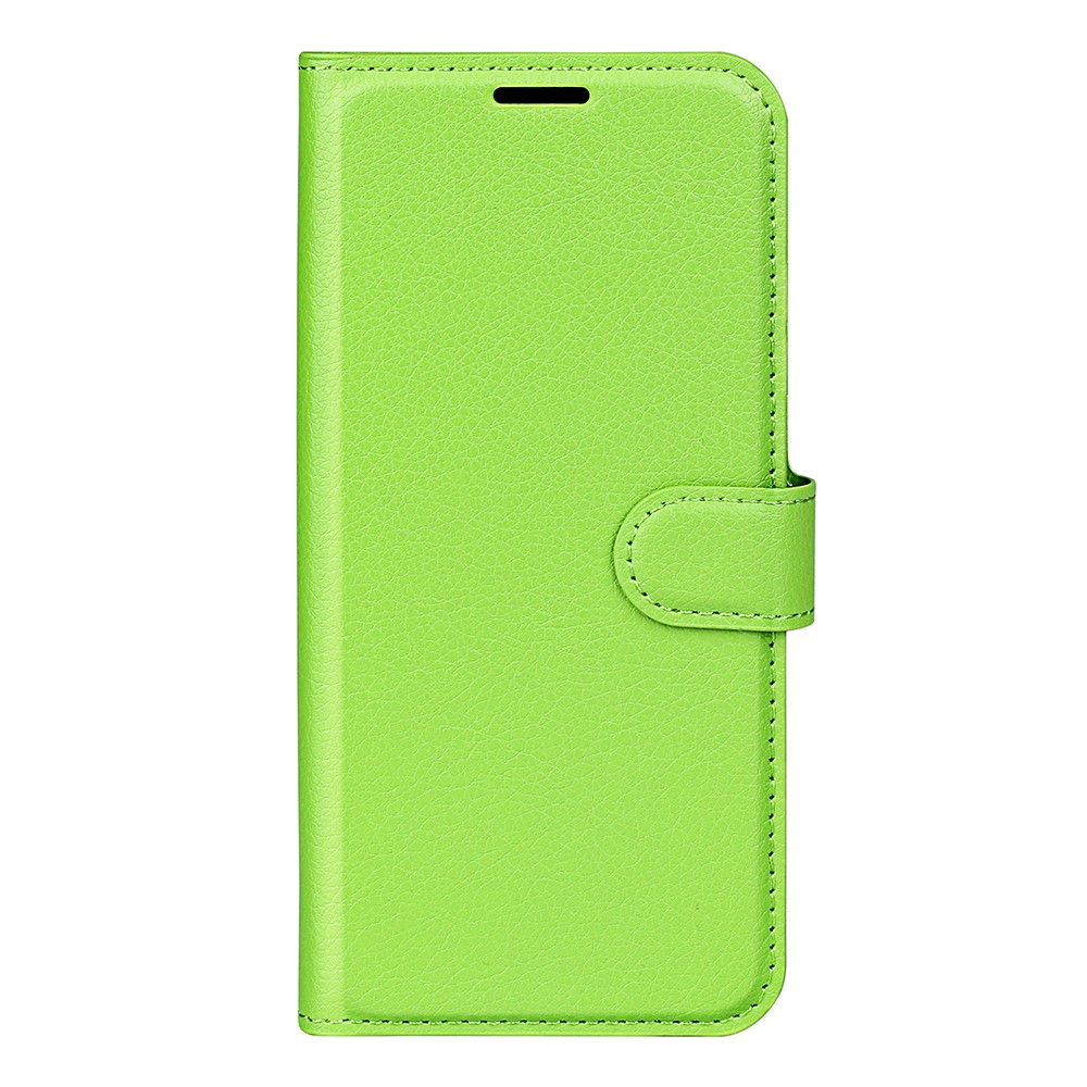 Motorola Moto G55 5G Fodral Litchi Läder Grön