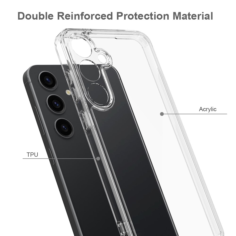  Samsung Galaxy S25 Plus Skal TPU / Akryl Transparent