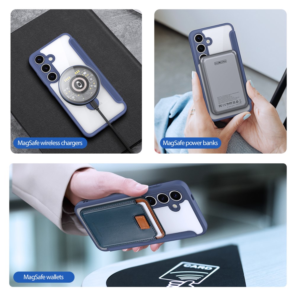 DUX DUCIS DUX DUCIS Galaxy S25 Plus Fodral MagSafe Skin X Pro Blå