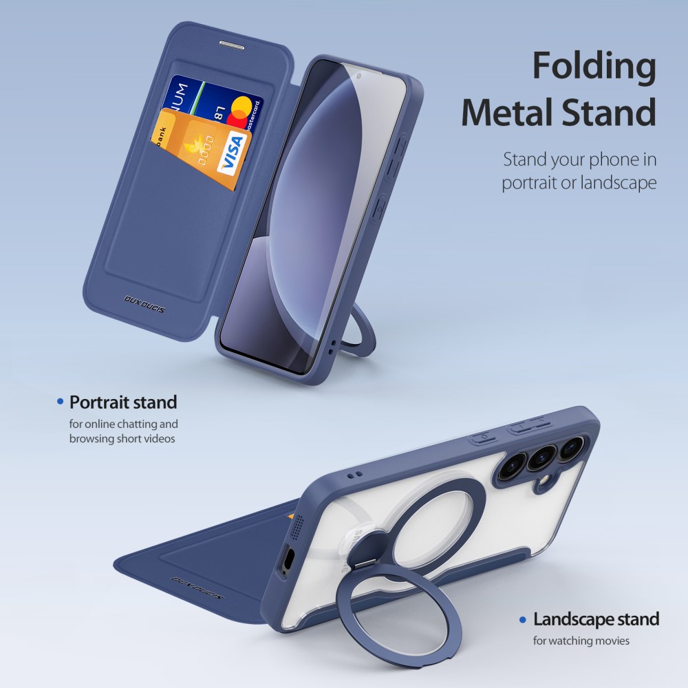 DUX DUCIS DUX DUCIS Galaxy S25 Plus Fodral MagSafe Skin X Pro Blå