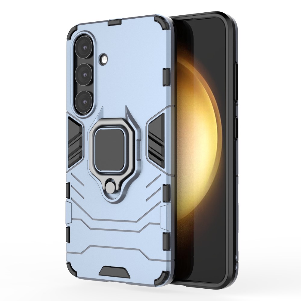  Samsung Galaxy S25 Plus Skal Hybrid Armor Ring Blå