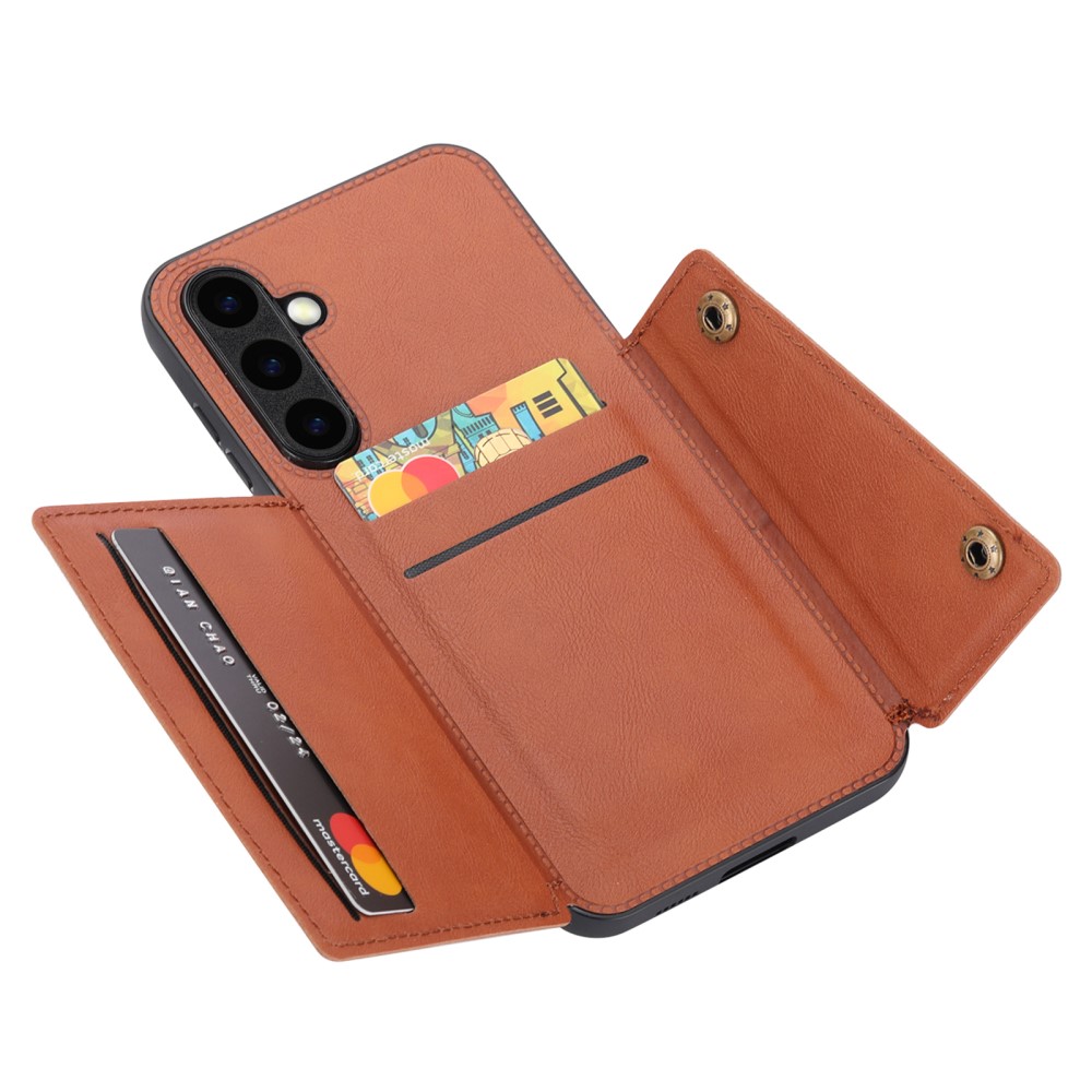  Samsung Galaxy S25 Plus Skal Med Kortfack Och Magnet