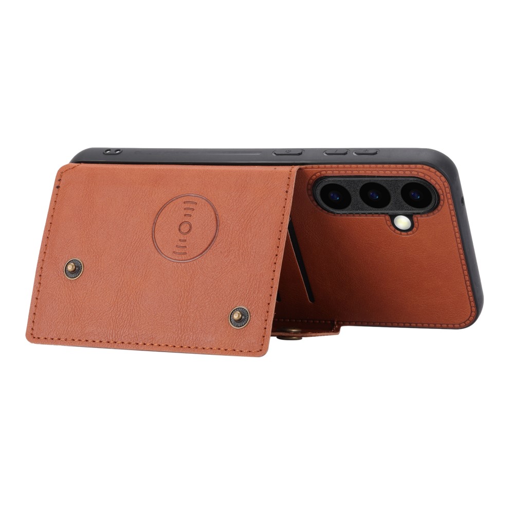  Samsung Galaxy S25 Plus Skal Med Kortfack Och Magnet