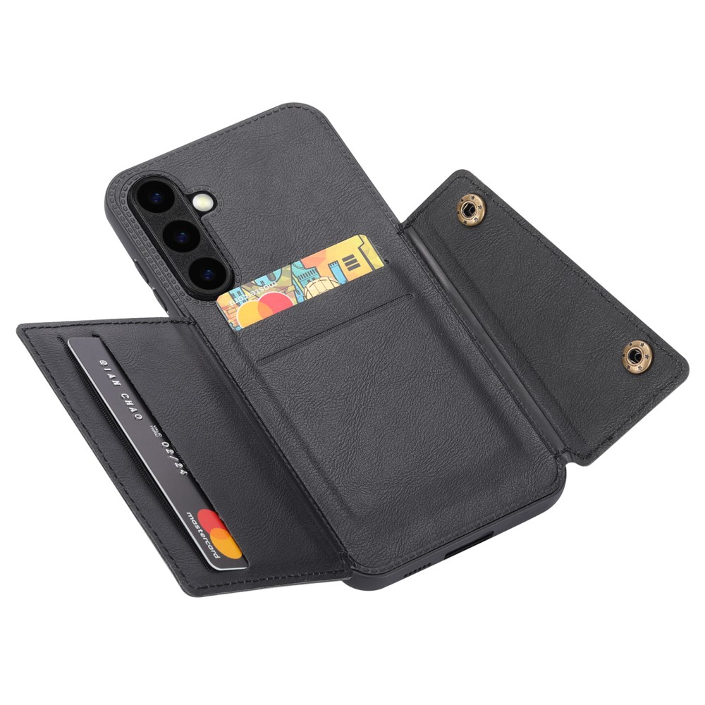  Samsung Galaxy S25 Plus Skal Med Kortfack Och Magnet