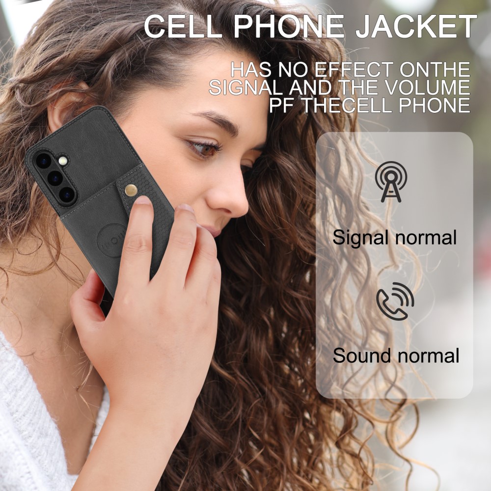  Samsung Galaxy S25 Plus Skal Med Kortfack Och Magnet
