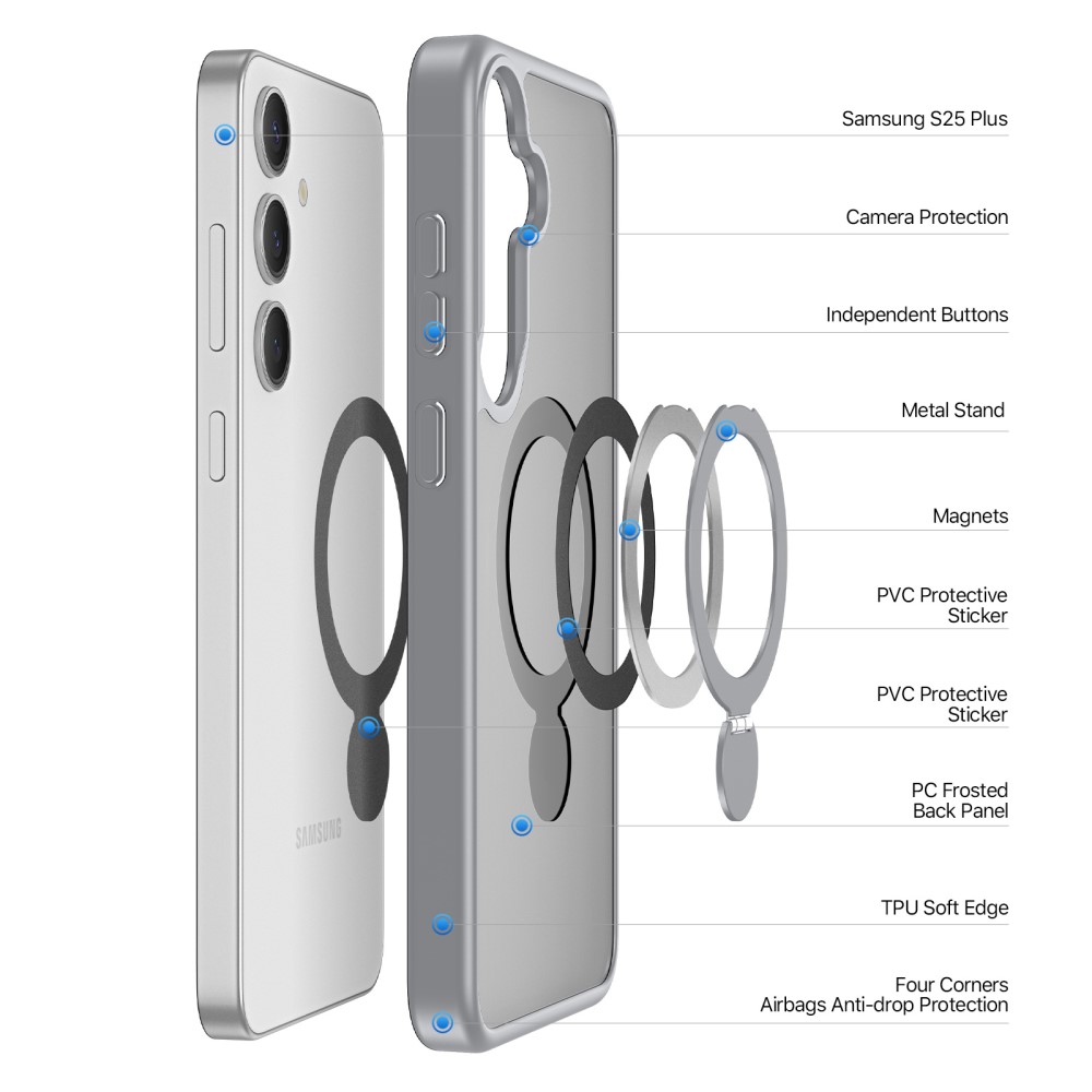 DUX DUCIS DUX DUCIS Galaxy S25 Plus Skal MagSafe Kickstand Yind Series