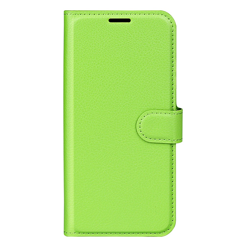  Samsung Galaxy S25 Plus Fodral Litchi Läder Grön