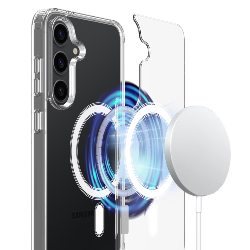  Samsung Galaxy S25 Plus Skal MagSafe TPU / Akryl Transparent