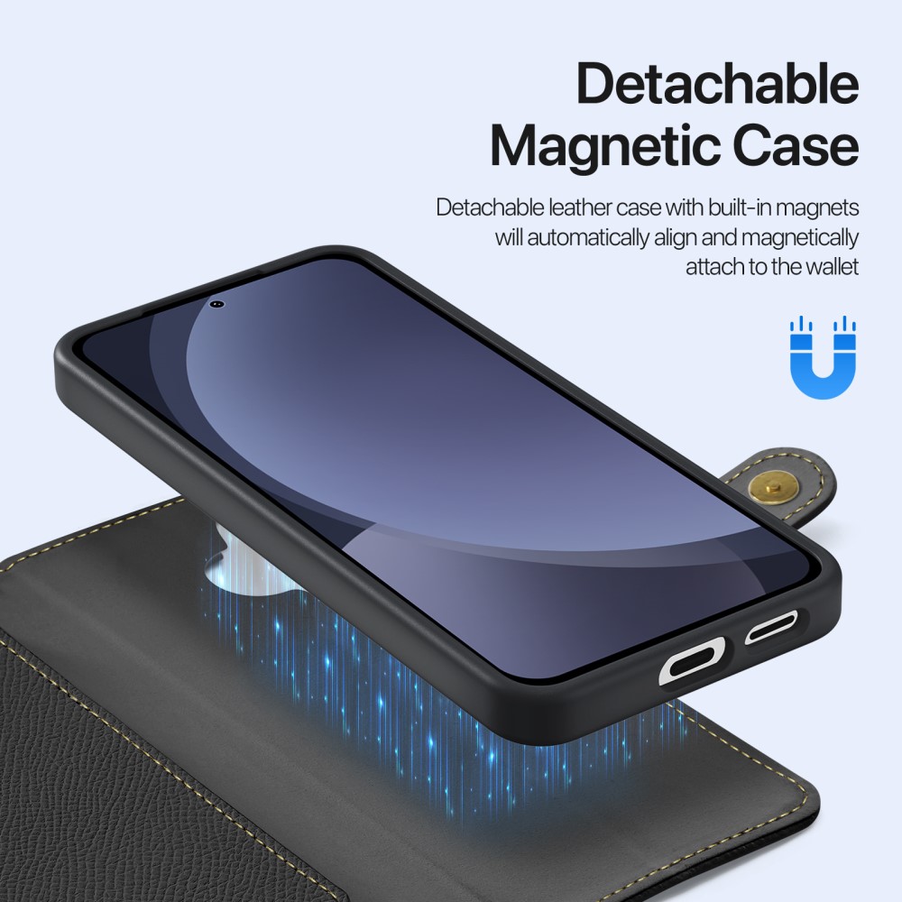DUX DUCIS DUX DUCIS Galaxy S25 Plus 2in1 Magnet Fodral Lawa Series Svart