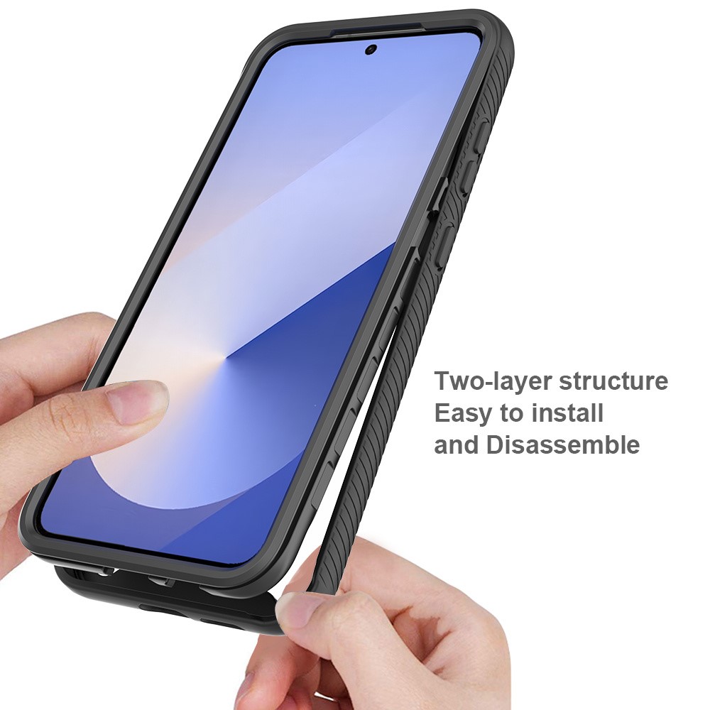  Samsung Galaxy S25 Plus Skal 360 Hybrid Defense Svart