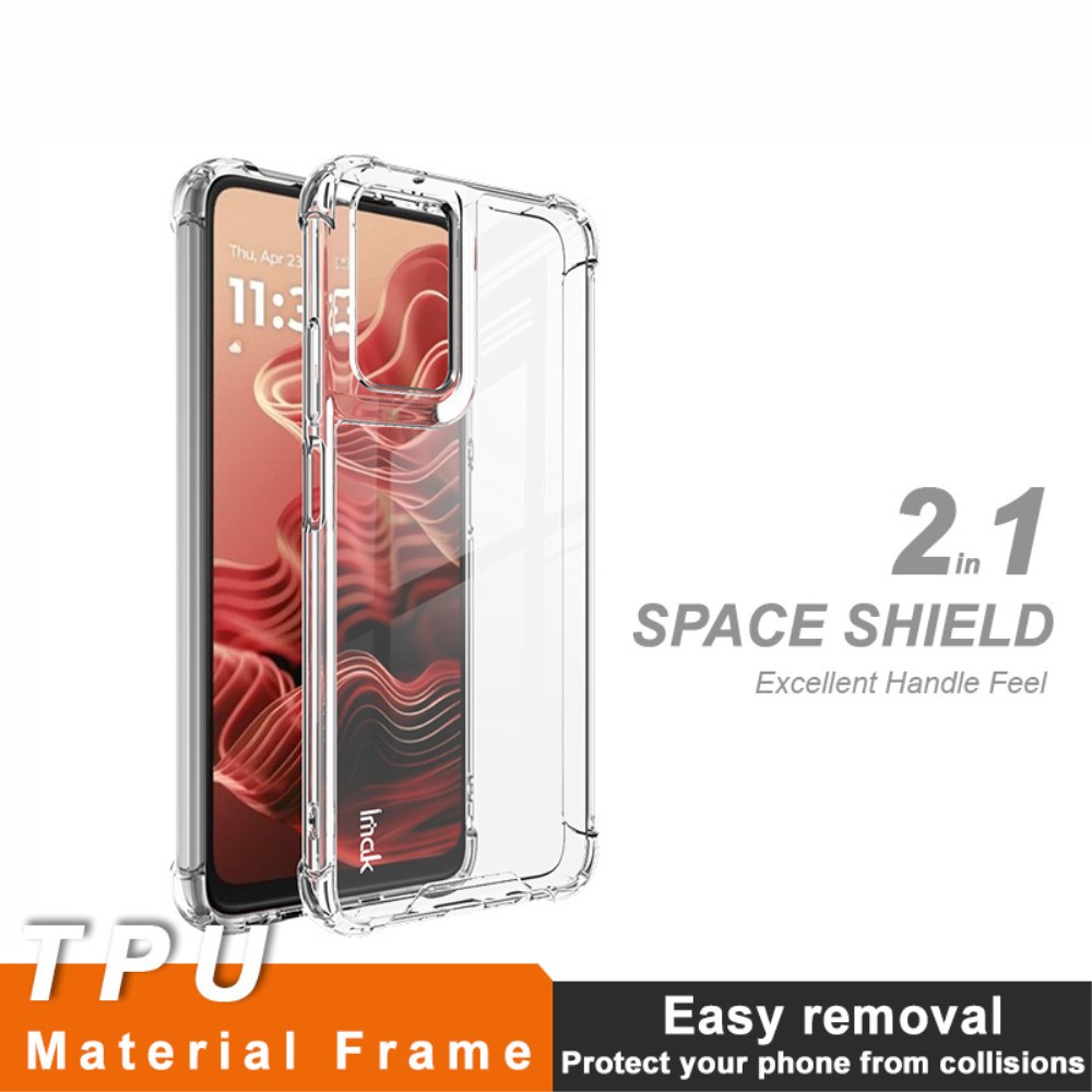 IMAK IMAK Motorola Moto G35 5G Skal Shockproof Transparent