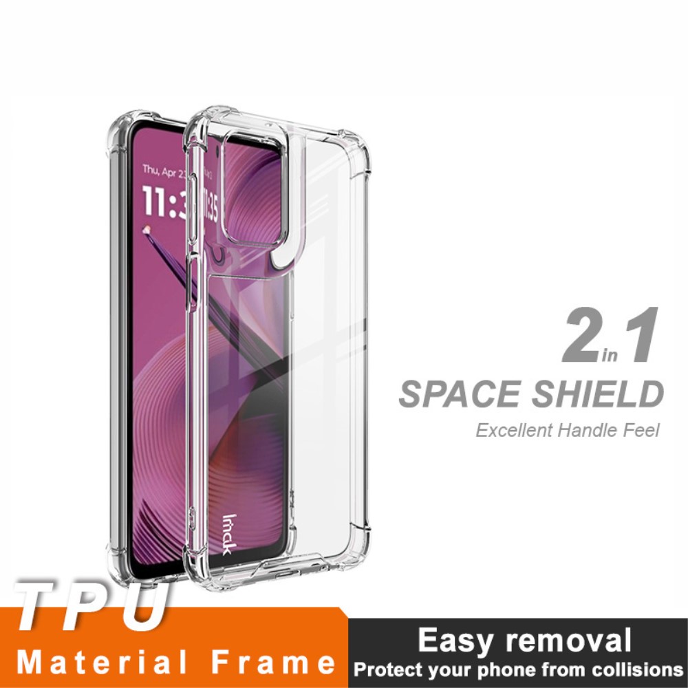IMAK IMAK Motorola Moto G55 5G Skal Shockproof Transparent