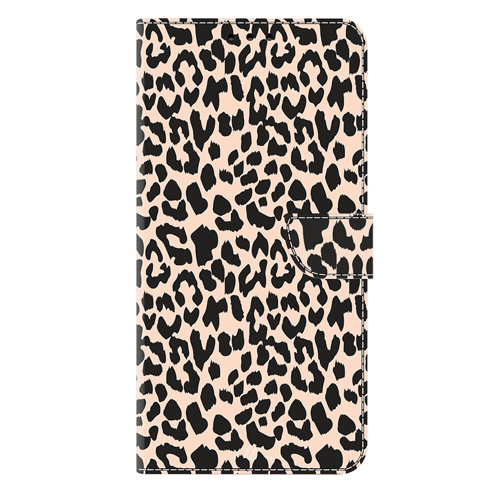  Motorola Moto G55 5G Fodral Läder Leopard