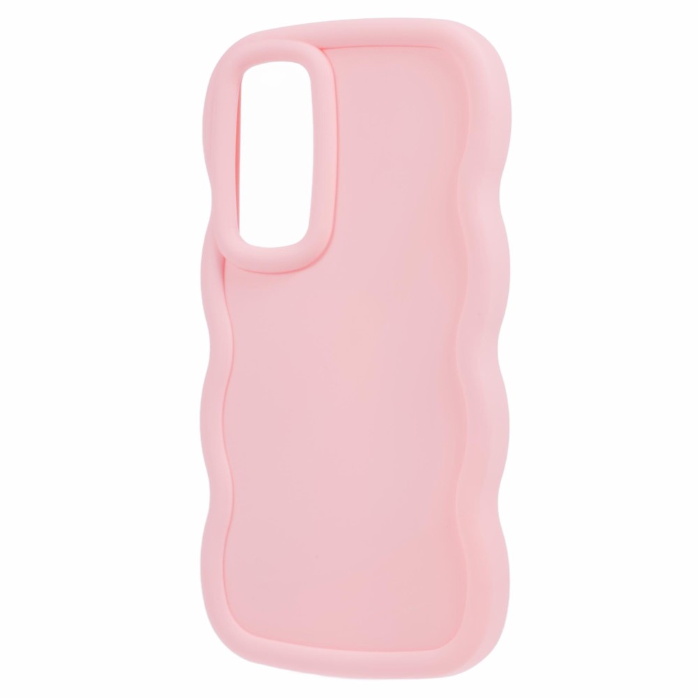  Samsung Galaxy S25 Plus Mobilskal Wavy Ljus Rosa