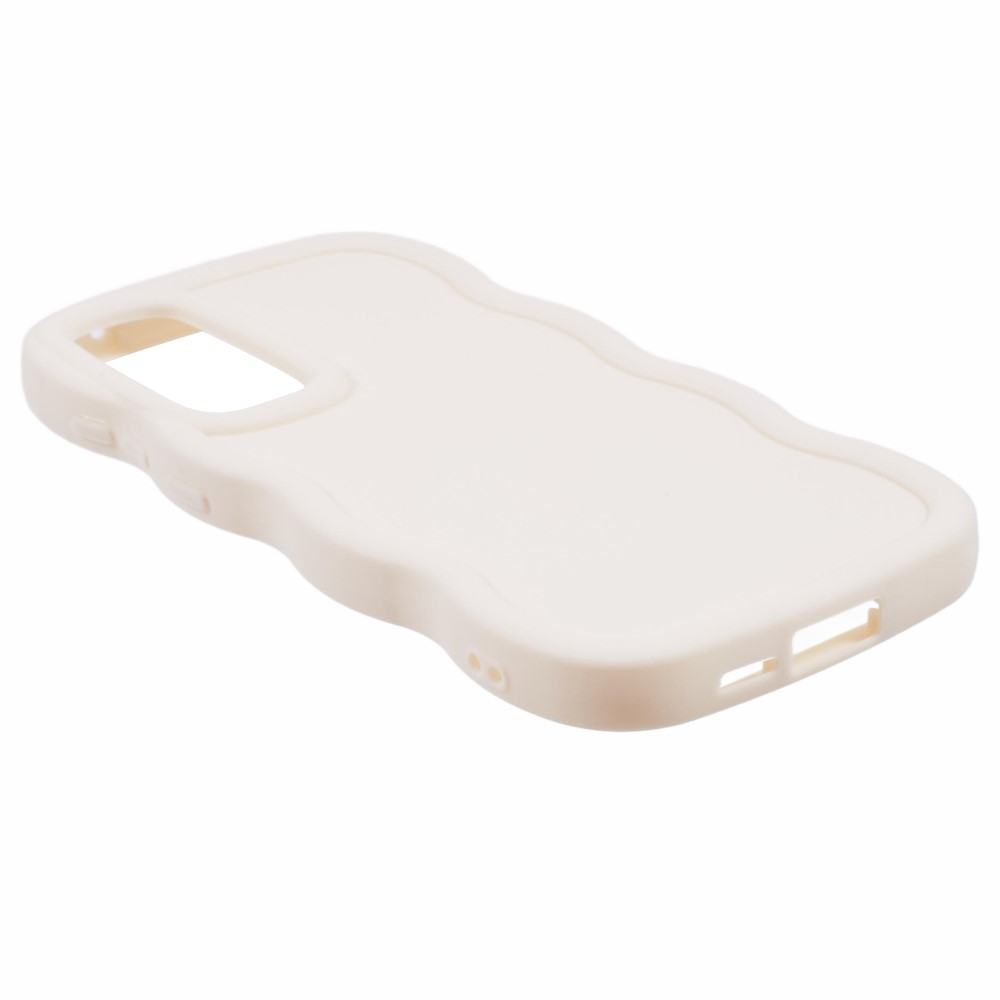  Samsung Galaxy S25 Plus Mobilskal Wavy Off White