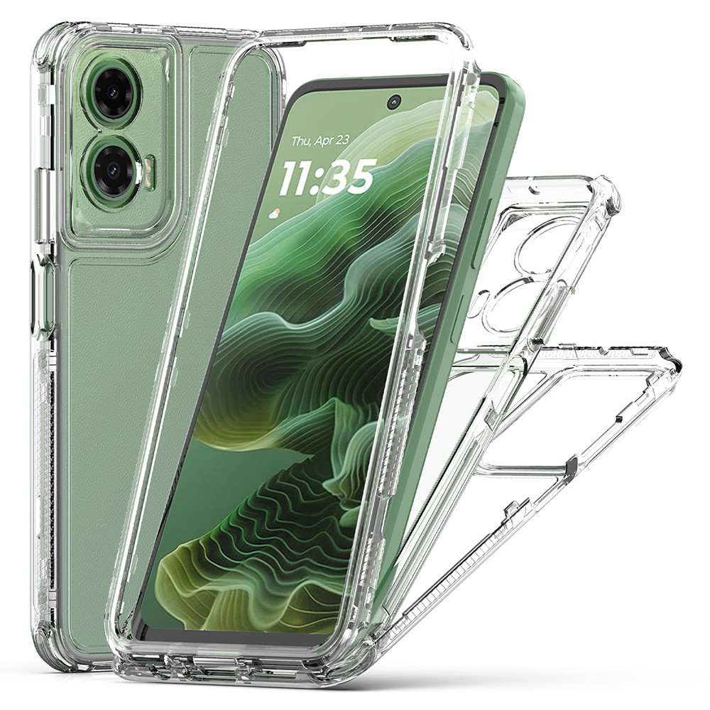  Motorola Moto G35 5G Skal Hybrid 360 Shockproof Transparent