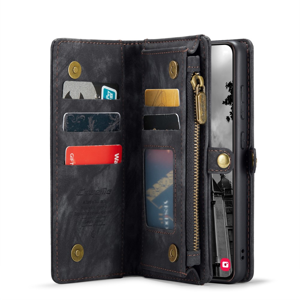 CASEME CASEME Galaxy S25 Plus 2in1 Fodral/Skal Multifunktionell Svart