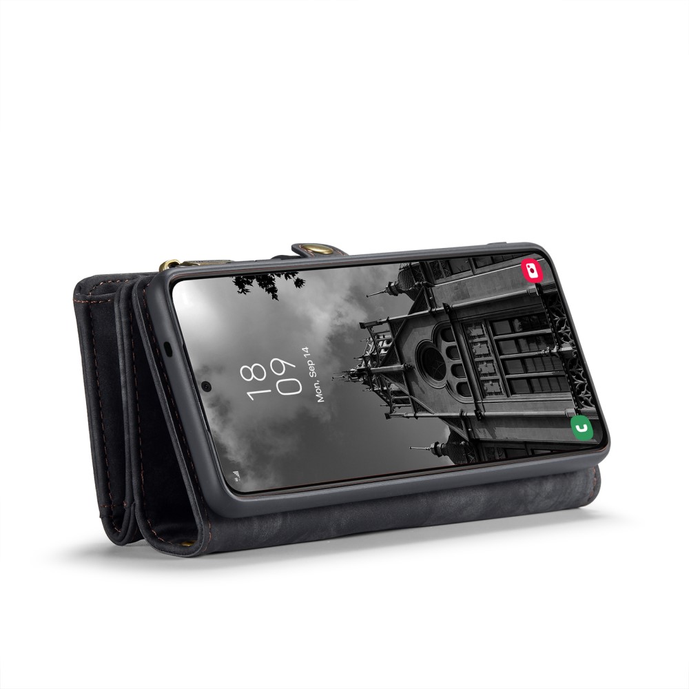 CASEME CASEME Galaxy S25 Plus 2in1 Fodral/Skal Multifunktionell Svart