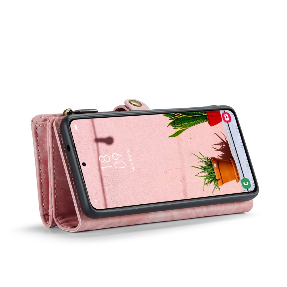 CASEME CASEME Galaxy S25 Plus 2in1 Fodral/Skal Multifunktionell Rosa