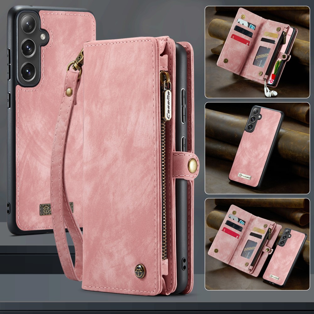 CASEME CASEME Galaxy S25 Plus 2in1 Fodral/Skal Multifunktionell Rosa