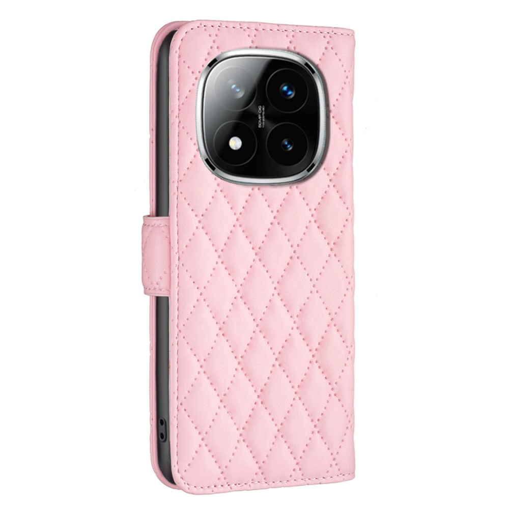  Xiaomi Redmi Note 14 Pro/Pro Plus 5G Fodral Diamond Läder