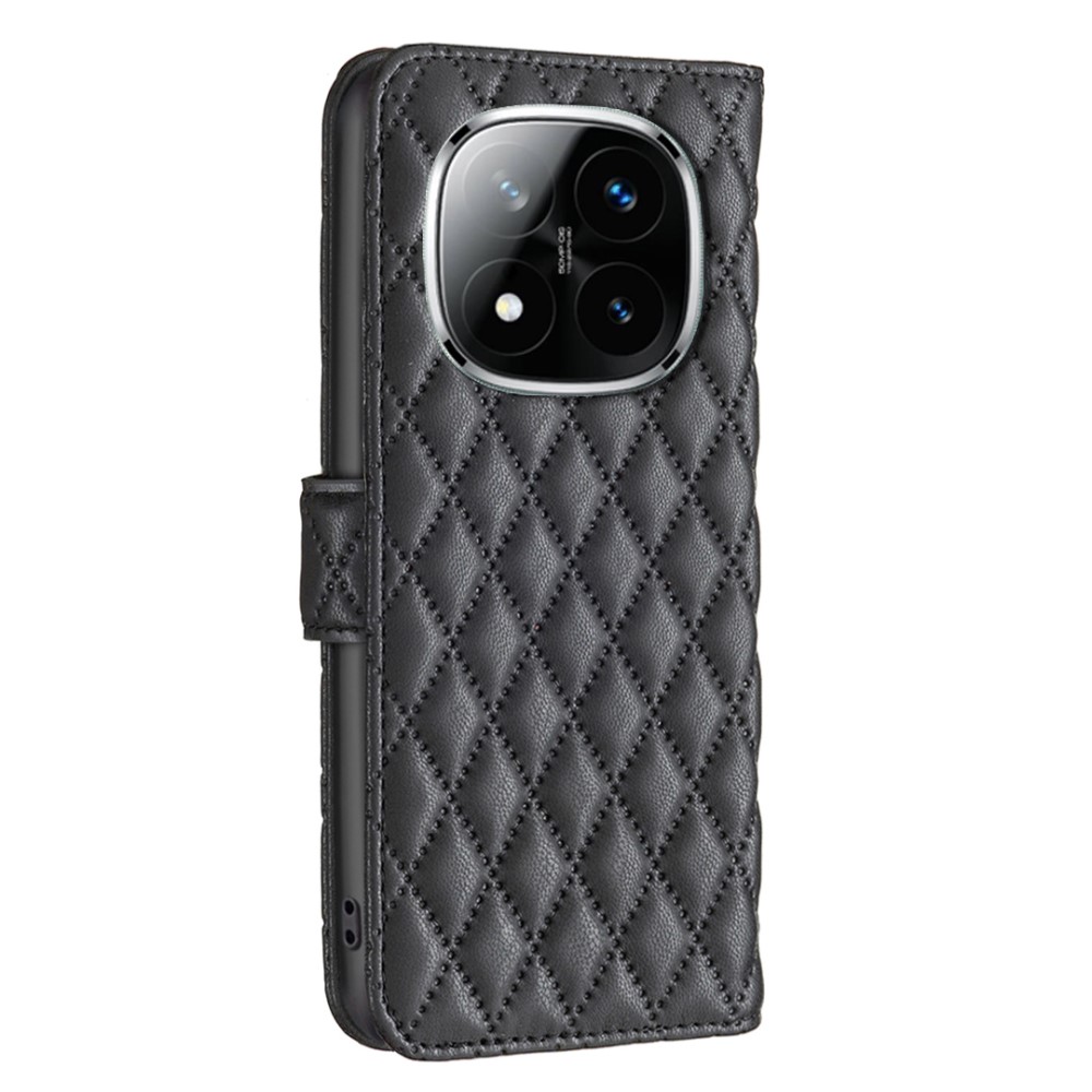  Xiaomi Redmi Note 14 Pro/Pro Plus 5G Fodral Diamond Läder