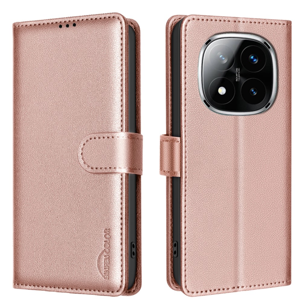  Xiaomi Redmi Note 14 Pro/Pro Plus 5G Fodral RFID Läder