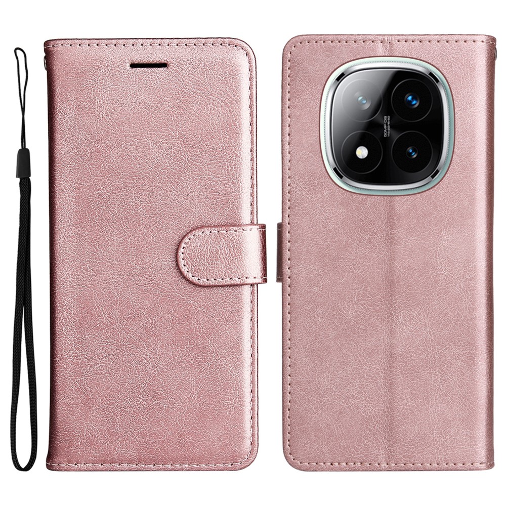  Xiaomi Redmi Note 14 Pro/Pro Plus 5G Fodral Solid Läder