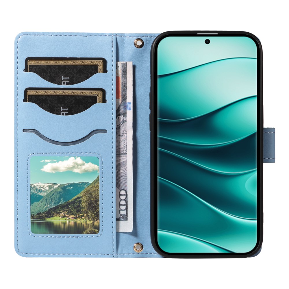  Xiaomi Redmi Note 14 Pro/Pro Plus 5G Fodral Rhombus Läder