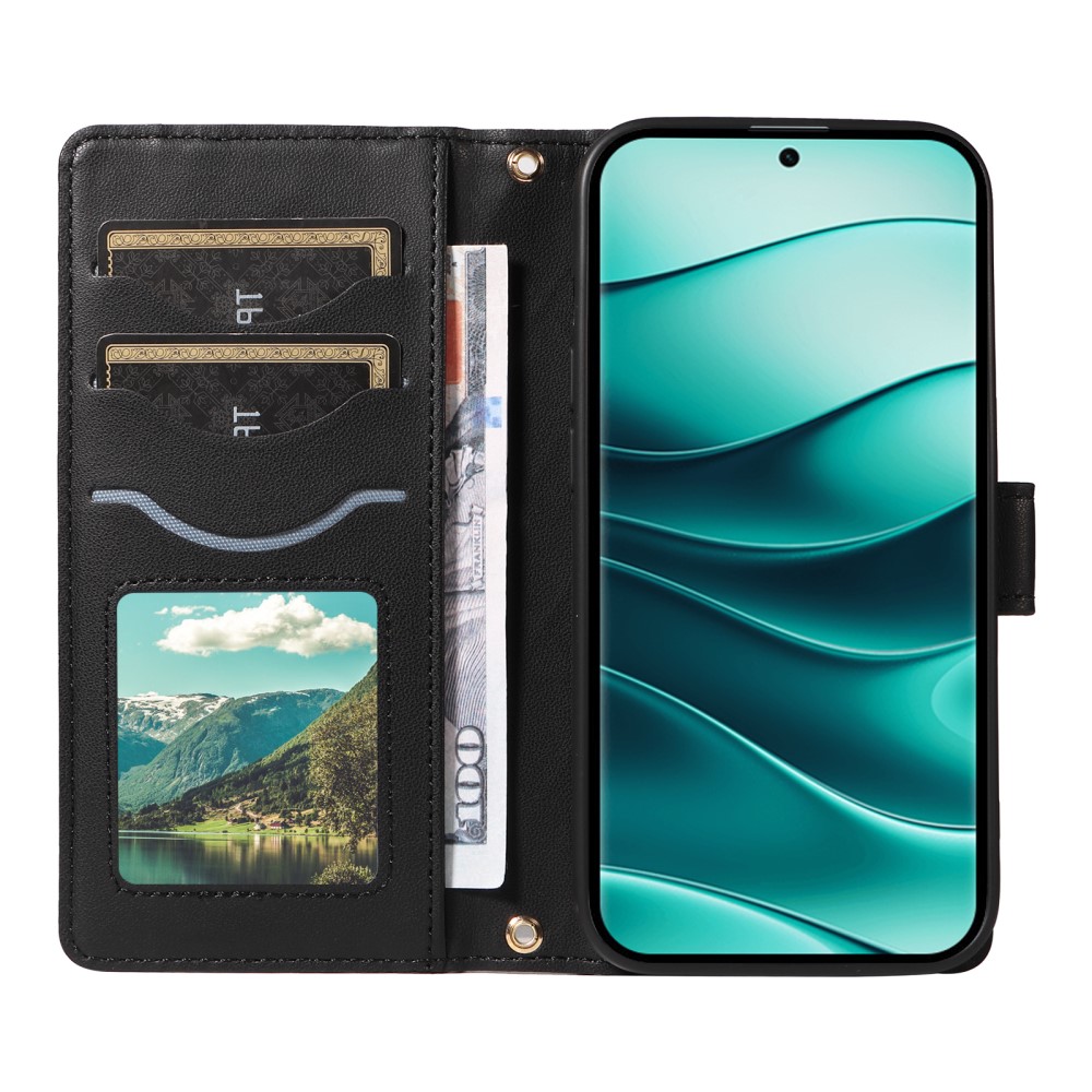  Xiaomi Redmi Note 14 Pro/Pro Plus 5G Fodral Rhombus Läder