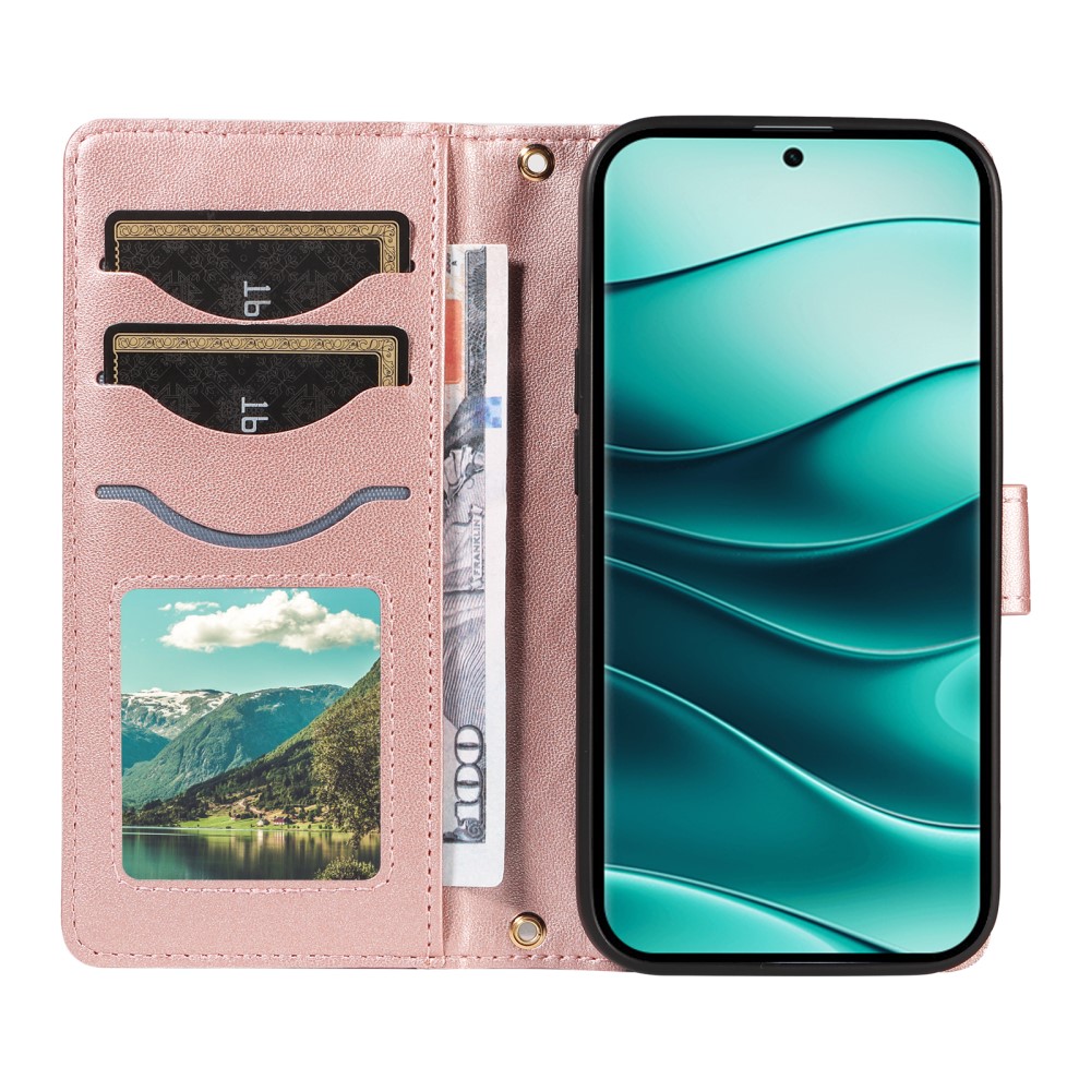  Xiaomi Redmi Note 14 Pro/Pro Plus 5G Fodral Rhombus Läder