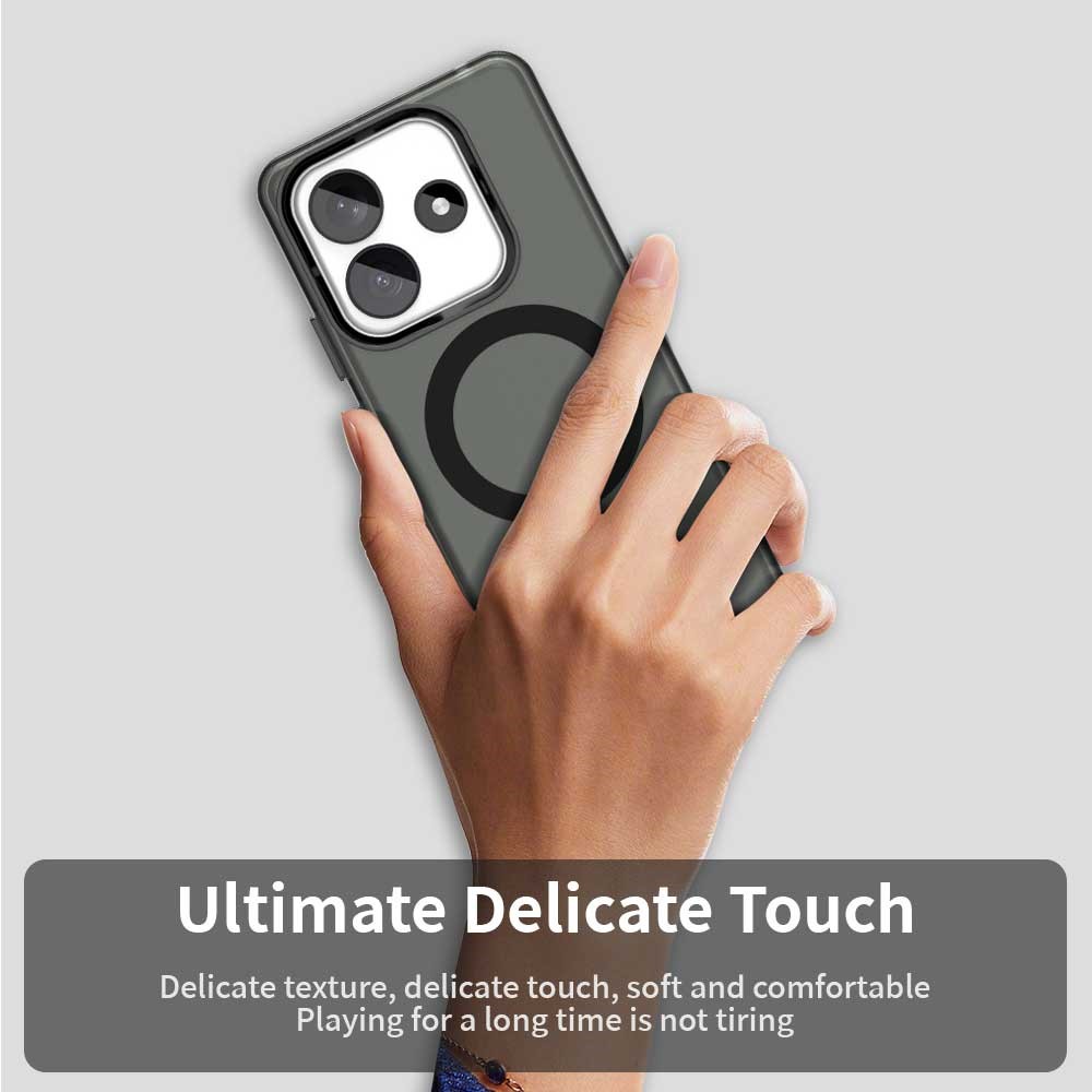  Xiaomi Redmi Note 14 5G Skal MagSafe Matt Hybrid Svart